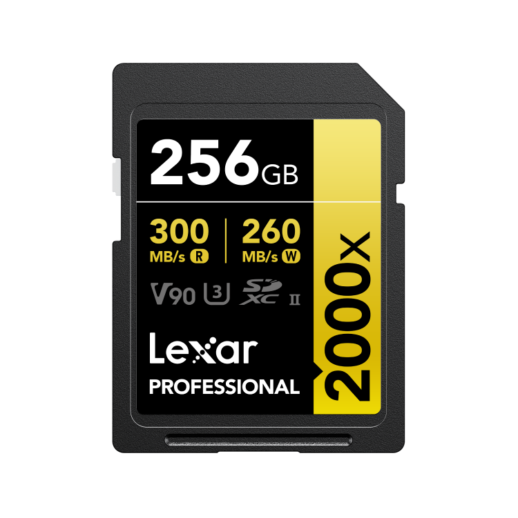 Lexar Professional 2000x SDXC UHS-II Card GOLD Series - 128GB