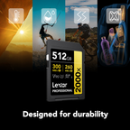 Lexar Professional 2000x SDXC UHS-II Card GOLD Series - 64GB