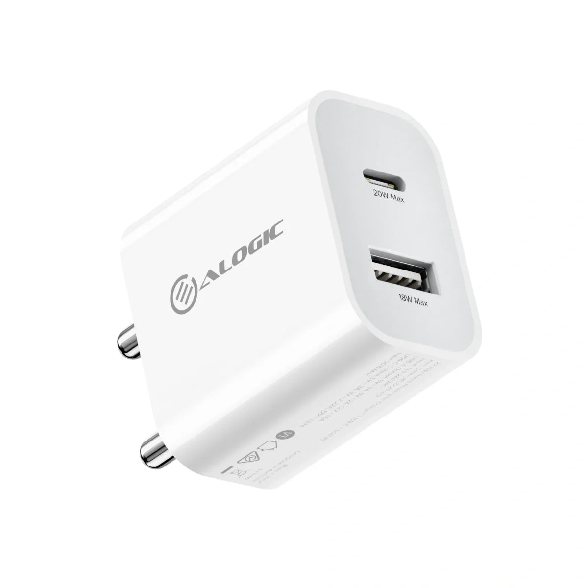 20W Rapid Power USB-C & USB-A Wall Charger