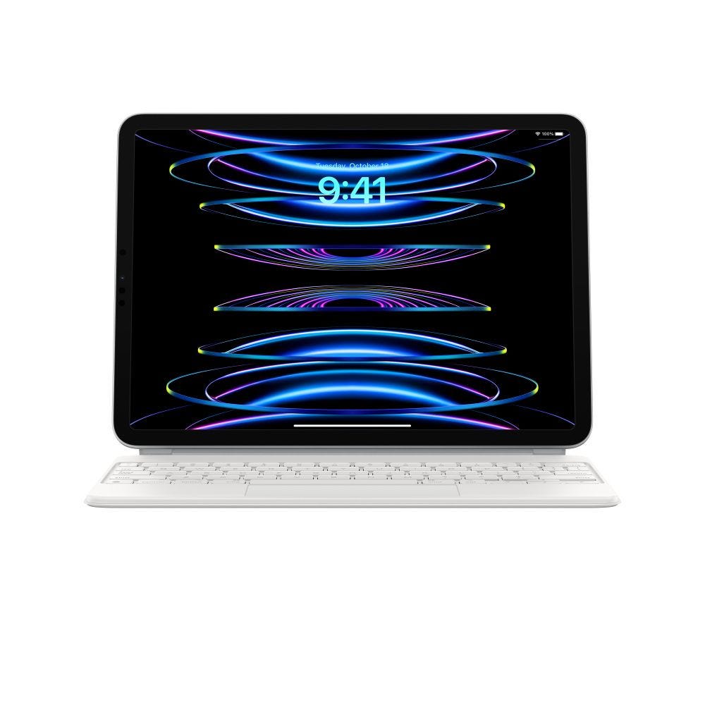 Apple Magic Keyboard for iPad Pro 11-inch (4th generation) and iPad Air (5th generation) US English (White)