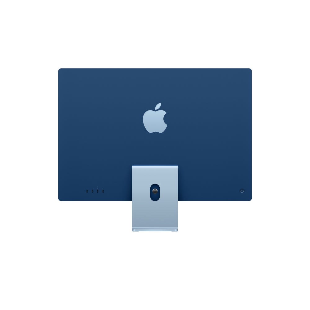 Apple iMac (Apple M3 Chip/ 8-core CPU/ 8GB RAM/ 256GB SSD/ 24-inch (60.96 cm) 4.5K Retina display / 8-core GPU/ macOS/ Blue)