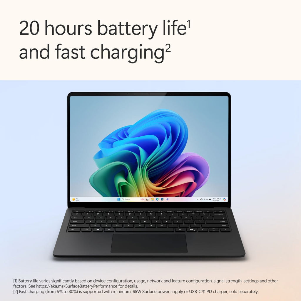 Microsoft Surface Laptop (7th Edition) (Snapdragon X Elite (12 Core)/ 16GB RAM/ 512GB SSD/ 13.8 inch (35.05 cm)/ Qualcomm Graphics/ Win 11) ZGP-00059