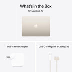 Apple MacBook Air M5 Chip (16GB RAM/ 512GB SSD/ 13 Inch Liquid Retina Display/ 10‑core CPU and 8‑core GPU/ Starlight) - MDHA4HN/A