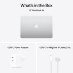Apple MacBook Air M5 Chip (16GB RAM/ 512GB SSD/ 15 Inch Liquid Retina Display/ 10‑core CPU and 10‑core GPU/ Silver) - MDV94HN/A