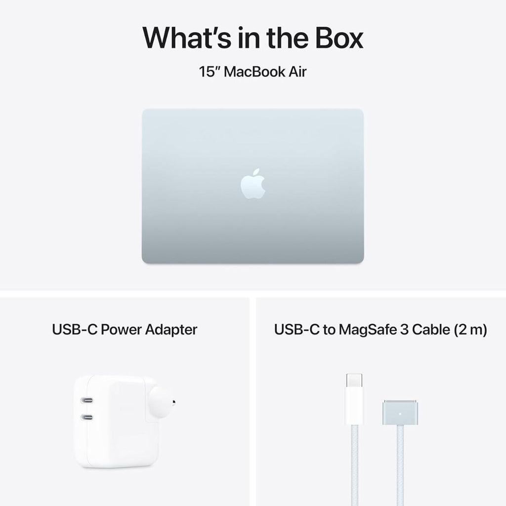 Apple Macbook Air M4 Chip/ 15.3 Inch/ 38.91 cm/ 24GB/ 512GB - Skyblue MC7D4HN/A