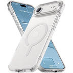 Vaku Luxos 2-in-1 Value Combo Pack Glassy MagPro Back Cover Case for iPhone Air + Dust Filter Tempered Glass Camera Screen Protector Scratch Resistant Magsafe Compatible