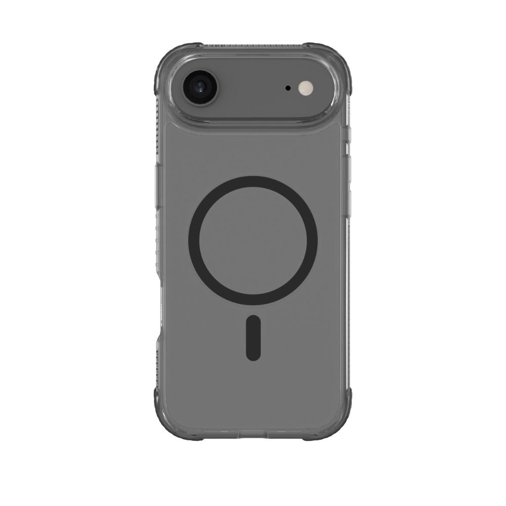 TKONE Apple iPhone Air TITAN Protective Case and Tempered Glass Screen Protector Combo, 2-in-1 Protective Case + HD Glass (Black)