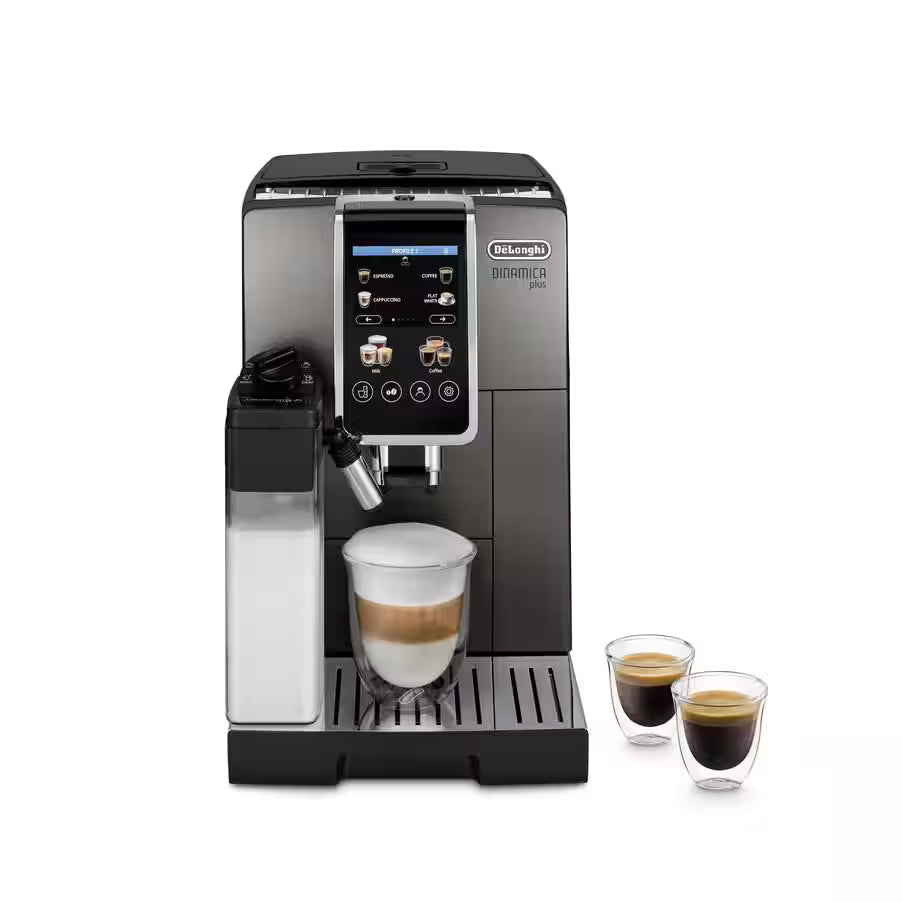 DeLonghi Dinamica Plus automatic coffee maker - Titanium Black -  ECAM380.95.TB