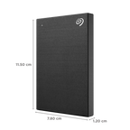 SEAGATE OneTouch 5TB 2.5" USB 3.0 External Hard Disk Drive With Password Protection
