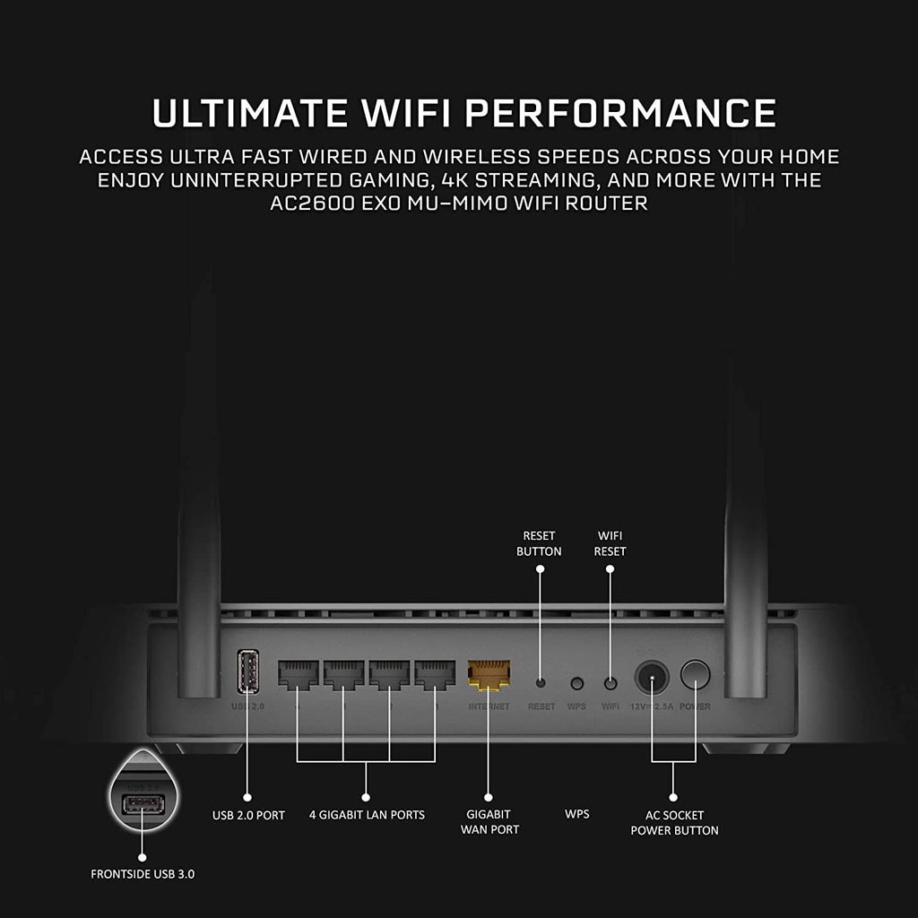 DLINK WIRELESS AC2600 MU-MIMO ROUTER DIR-882
