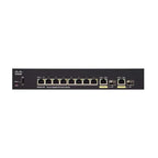 Cisco SG25010PK9NA 10-Port Gigabit Smart Switch with PoE+ 2 Combo SFP Ports