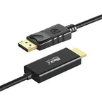 Black-i DisplayPort to HDMI 4K Cable