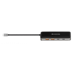 Cadyce CA-C2U2H hub side angle highlighting slim profile and USB‑C connector