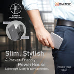 AEROSLIM 5000mAh Ultra-Slim Magnetic Wireless Power Bank | 15W MagSafe Compatible | PD 35W USB-C Fast Charging | Flight Friendly | Pocket-Sized | Type-C In/Out (Grey)
