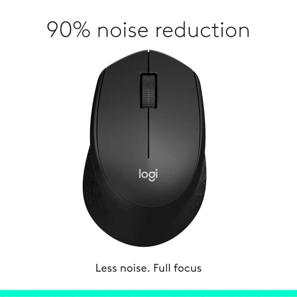 Logitech M331 Silent Plus 2.4GHz Wireless Mouse with USB Nano Reciever