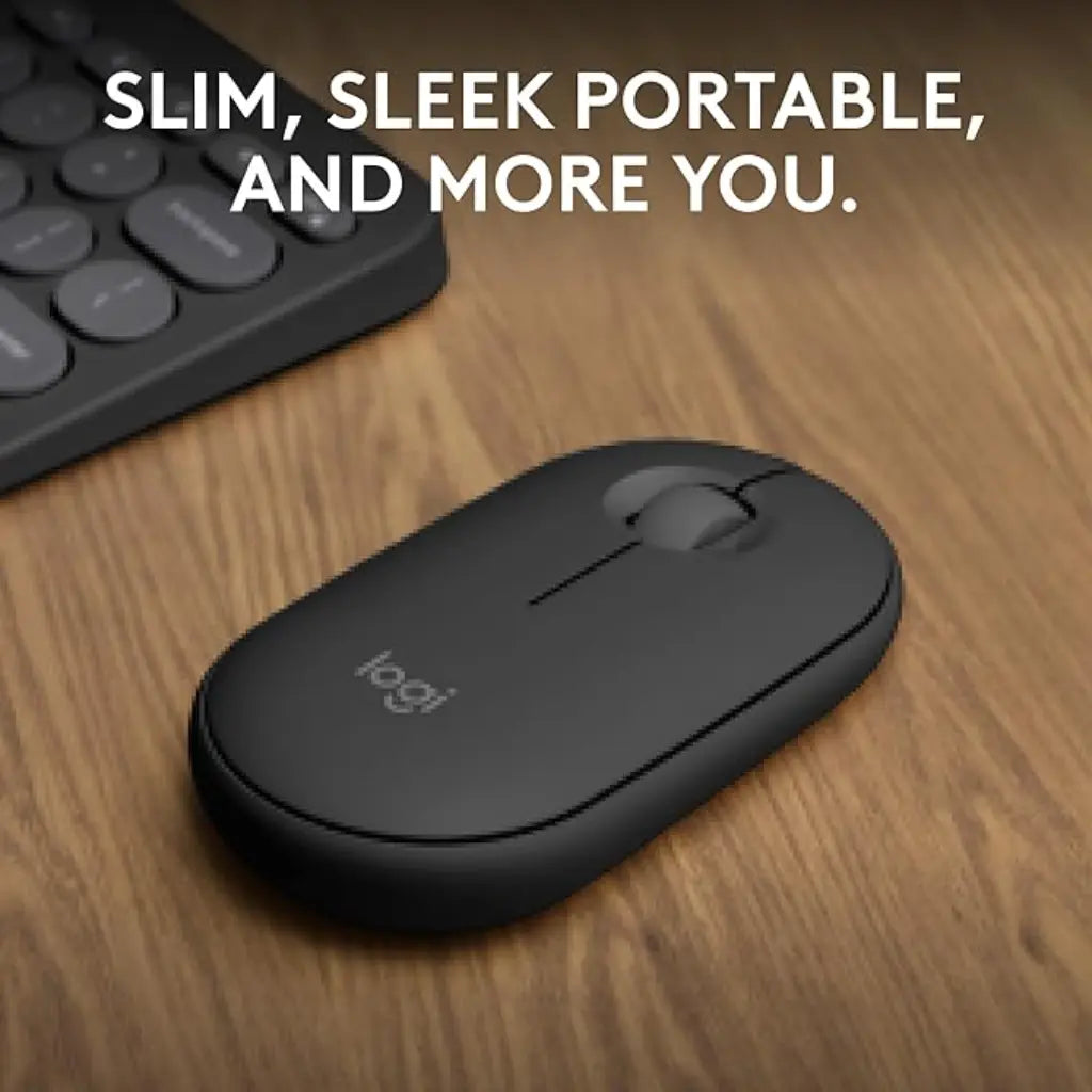 Logitech Pebble Mouse 2 M350s Multi Device Bluetooth Wireless Mouse - Graphite