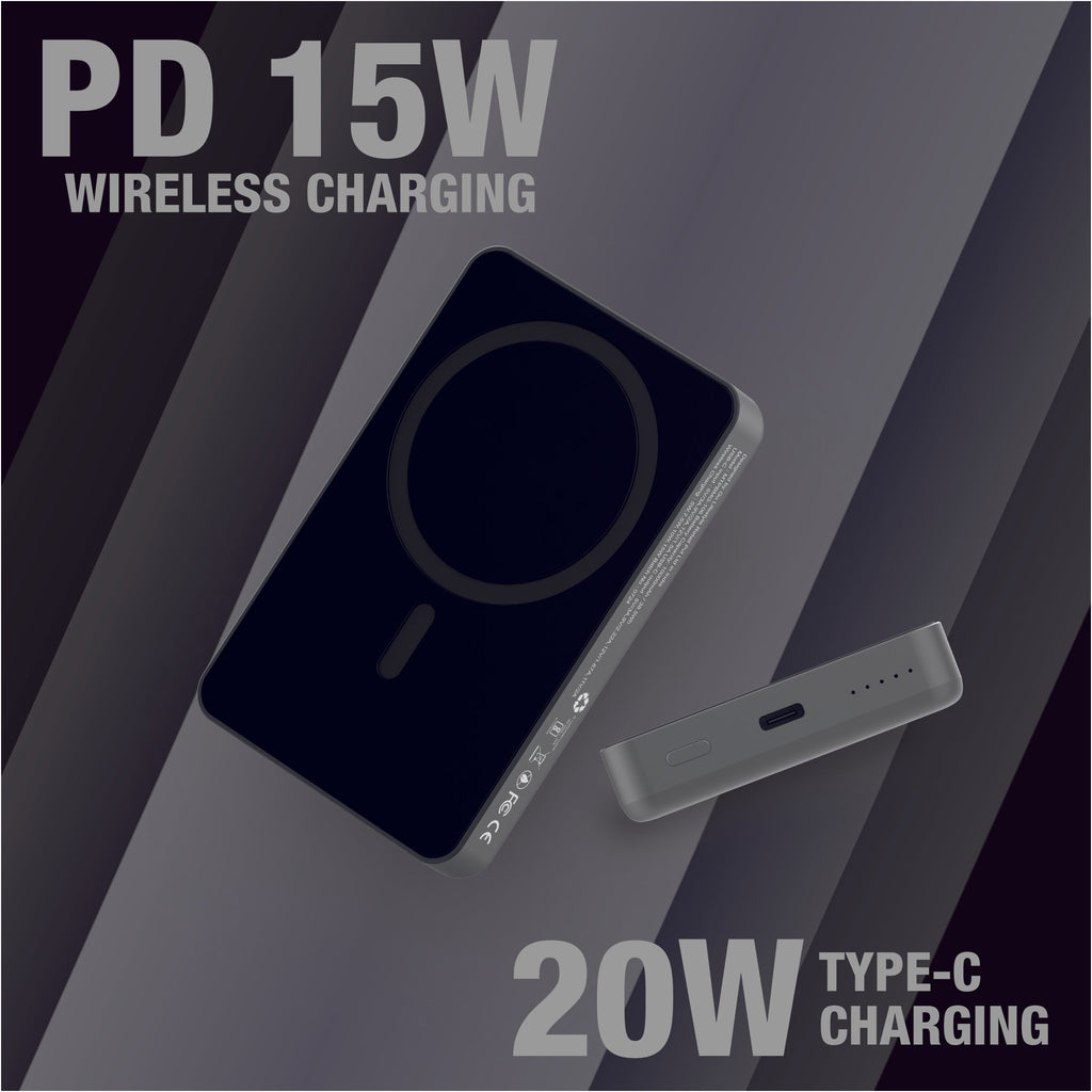Slim 10000mAh Magnetic Wireless Charging Power Bank