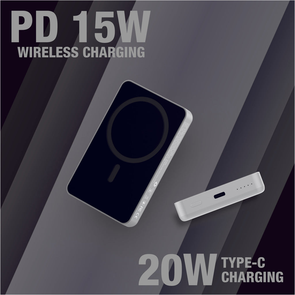 Slim 10000mAh Magnetic Wireless Charging Power Bank