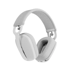 Logitech Zone Vibe 100 Lightweight Wireless Headphones with Noise-Cancelling - Off White