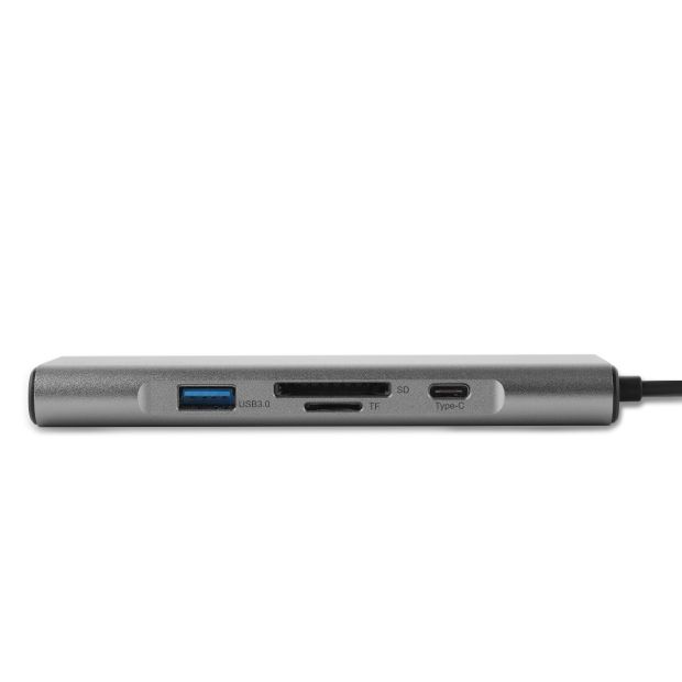 Cadyce CA-2CHD2 Dual USB-C Dual HDMI Docking Station – close‑up of SD and MicroSD card slots (view d)