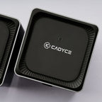 Cadyce CA-2HDQD USB‑C Dual HDMI Cube Docking Station packaged ready for shipping