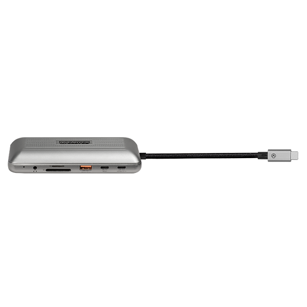 Cadyce CA-2HDVG PLUS rear perspective displaying Gigabit Ethernet and audio jack