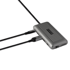 Cadyce CA-2HDVG PLUS side view highlighting slim USB‑C connector and power delivery port