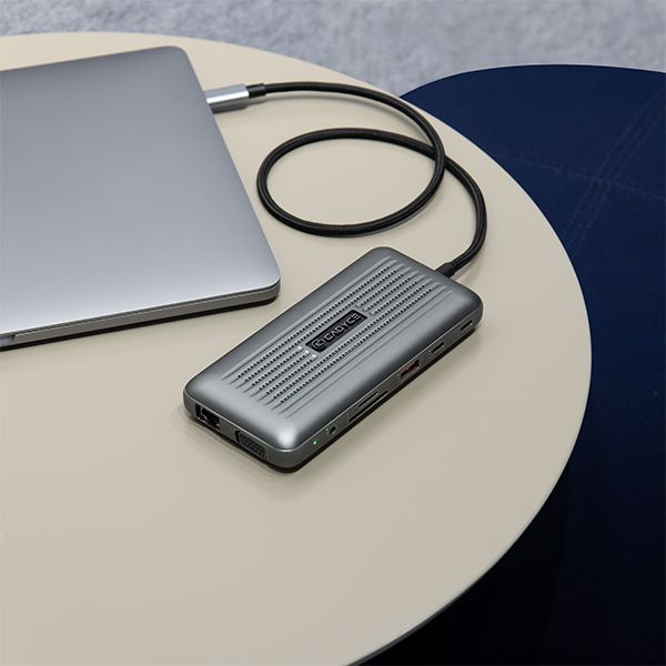 Cadyce CA-2HDVG PLUS product shot emphasizing compact size and versatile connectivity