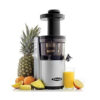Omega VSJ843RSF Vertical Slow Masticating Juice Extractor 43 RPM Compact Design with Automatic Pulp Ejection, 150-Watt, Silver