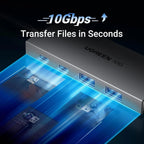 UGREEN USB C Hub 10Gbps 4 Port Aluminum USB 3.2 Splitter 2 USB-C 2 USB-A Data Ports Laptop MacBook PC Type-C Hub (30758)