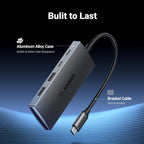 UGREEN USB C Hub 10Gbps 4 Port Aluminum USB 3.2 Splitter 2 USB-C 2 USB-A Data Ports Laptop MacBook PC Type-C Hub (30758)