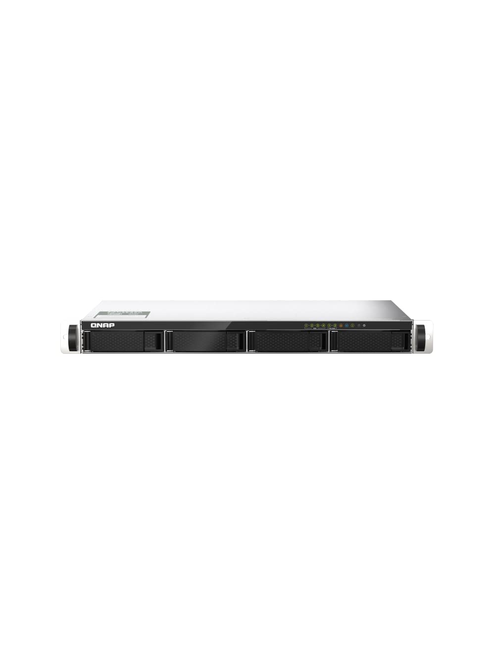 Black rectangular object on a white background