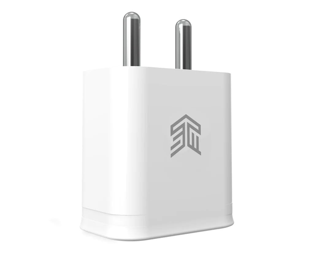 STM Fast Charge 33W Dual USB-C & USB-A Power Adapter - White (stm-931-397Z-01)