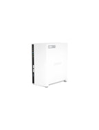 A white QNSAR portable power station shown from a three-quarter angle against a solid white background.