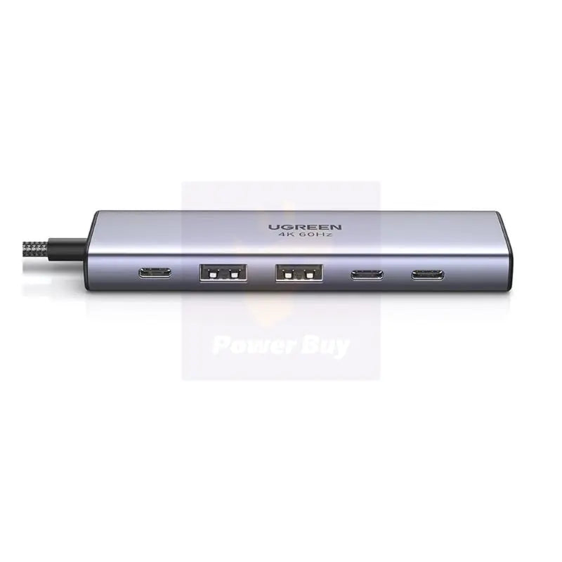 UGREEN 6-in-1 USB C Multifunctional Adapter USB-C to HDMI 2 USB-A 3.2 2 USB 3.2 C PD Power Hub Dock Multi Port (35999)