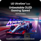 LG UltraGear 27GX790A-B 27" 480Hz OLED QHD 1440P Gaming Monitor