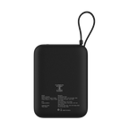Maverick Mini 20,000mAh Powerbank with 20W Built-in Lightning & Type-C Cables