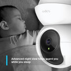 TP-Link Tapo C210P2 Pan Tilt 3MP 2K Wi-Fi Indoor Security Camera Night Vision