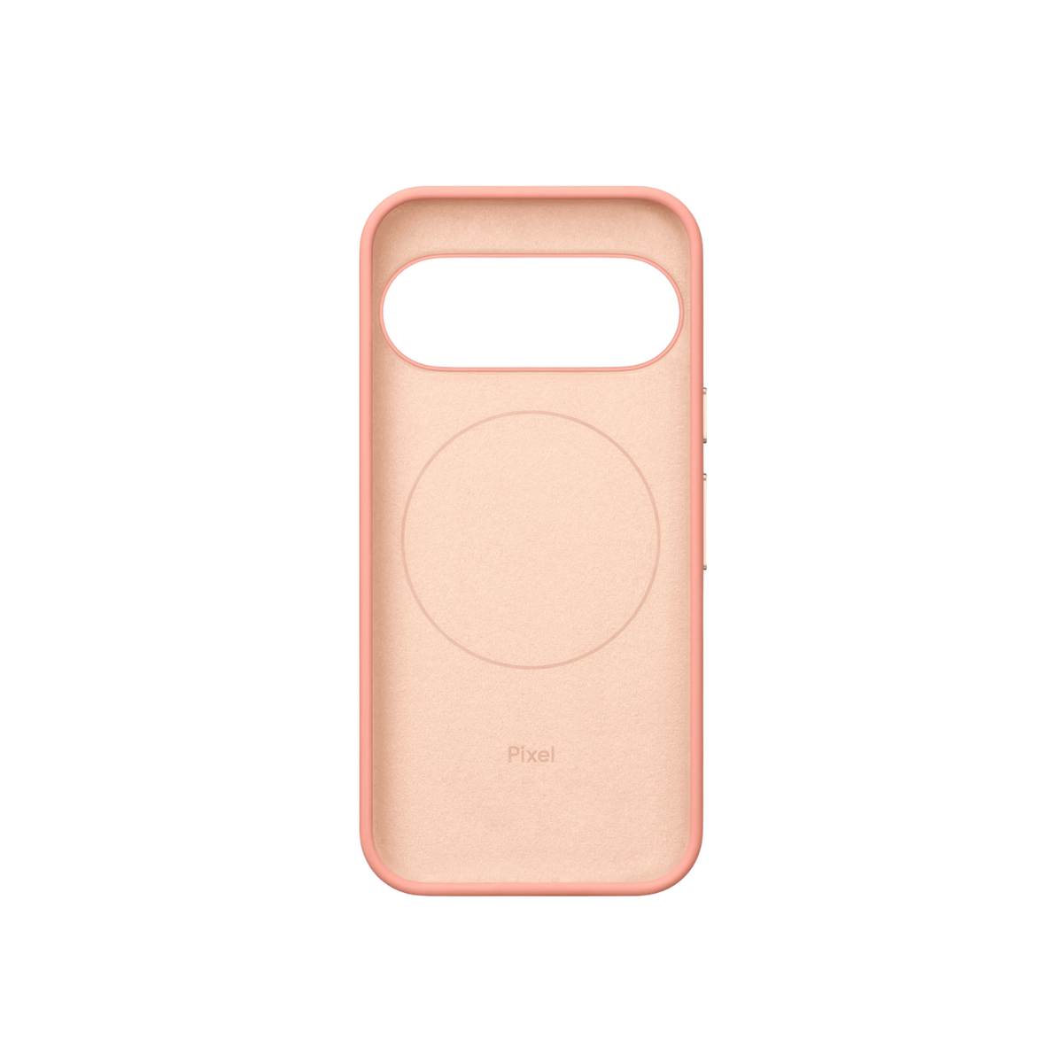 Google Pixel 11 Pro Case – Coral – close‑up of the Coral finish texture