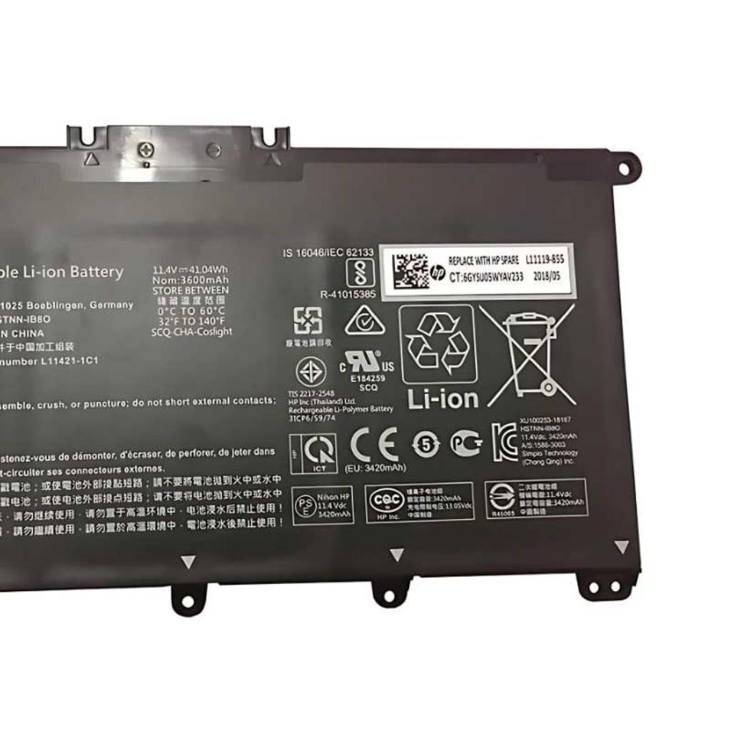 HP HT03XL Original OEM 3600mAh 11.4V 3 Cell Laptop Battery