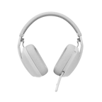Logitech Zone Vibe 100 Lightweight Wireless Headphones with Noise-Cancelling - Off White