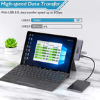 Black-i USB-C 7 in 1 Docking Station for Microsoft Pro