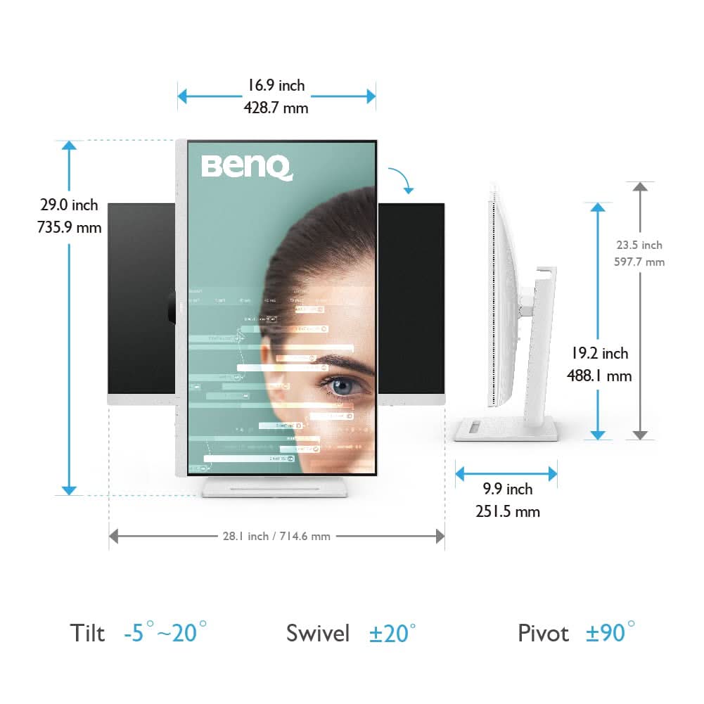 BENQ 32 INCH GW3290QT QHD IPS PROFESSIONAL MONITOR