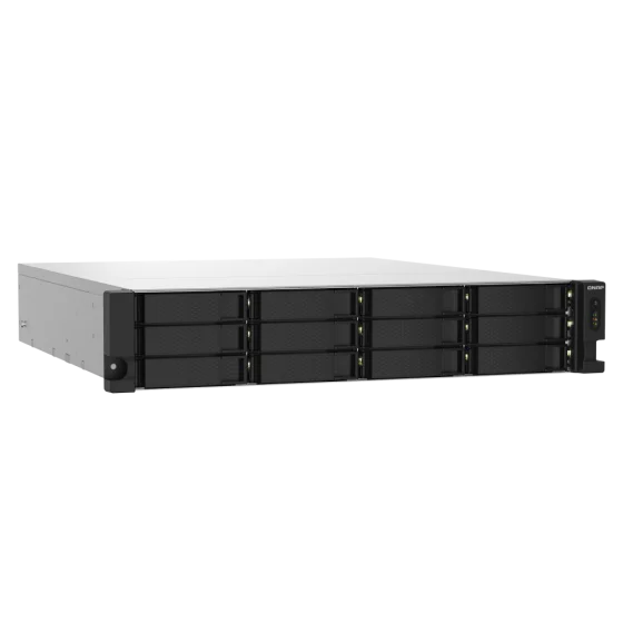 QNAP TS-1232PXU-RP-4G 12 Bay Quad Core High Speed SMB Rackmount NAS