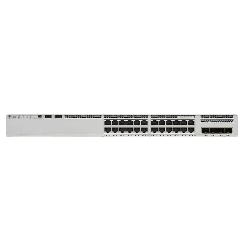 Cisco Catalyst C9200L-24T-4G-E 24-Port Gigabit Switch with 4x 1G Uplinks