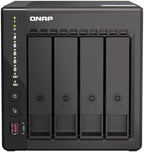 QNAP TS-453E-8G Quad Core 4 Bay Desktop Network Attached Storage Enclosure - Black