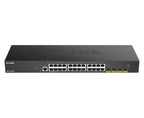 DLINK DGS-1250-28X 28 PORT SMART MANAGED GIGABIT LAYER 2 SWITCH WITH 4 PORTS 10G SFP+ PORTS
