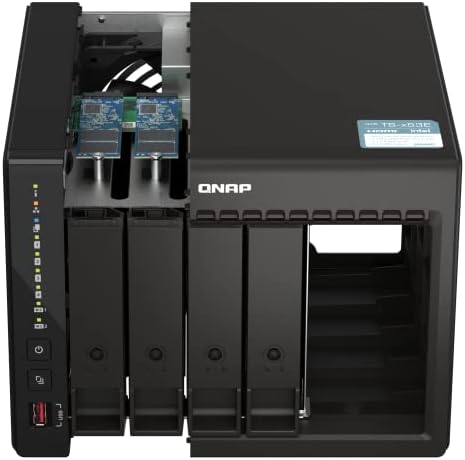 QNAP TS-453E-8G Quad Core 4 Bay Desktop Network Attached Storage Enclosure - Black