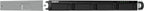 A front-facing view of a NXP ONAP industrial networking module, showing its silver metal chassis, black textured front panel, and a red terminal strip on the right side.
