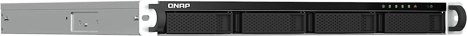 A front-facing view of a NXP ONAP industrial networking module, showing its silver metal chassis, black textured front panel, and a red terminal strip on the right side.